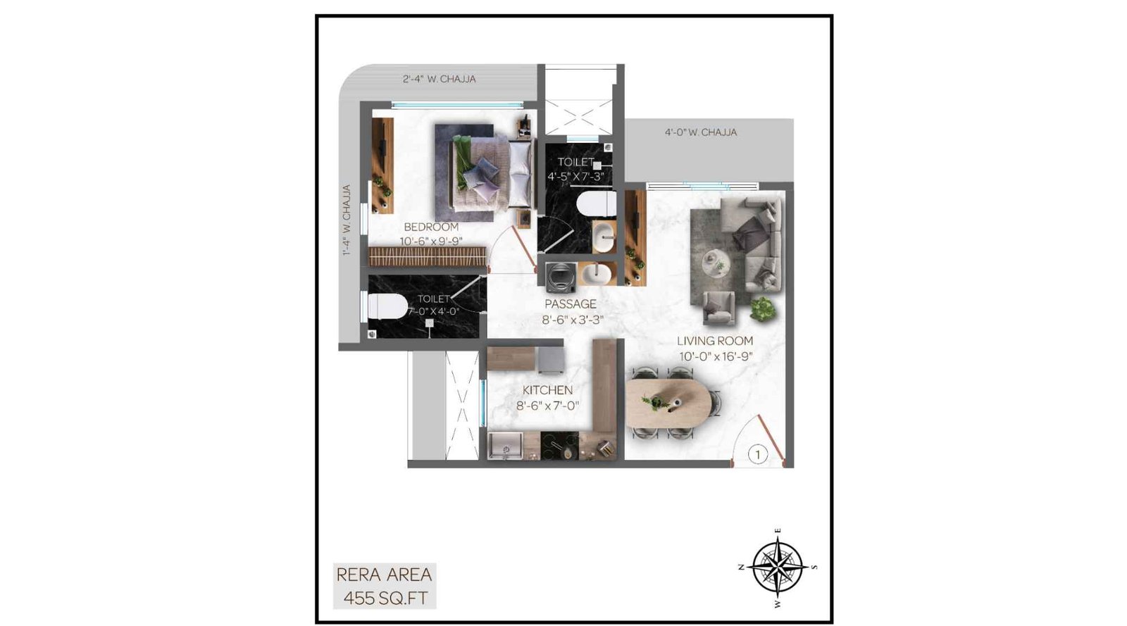 Avhad-Homestead-Floor-Plan-1-BHK-455-sqft-2