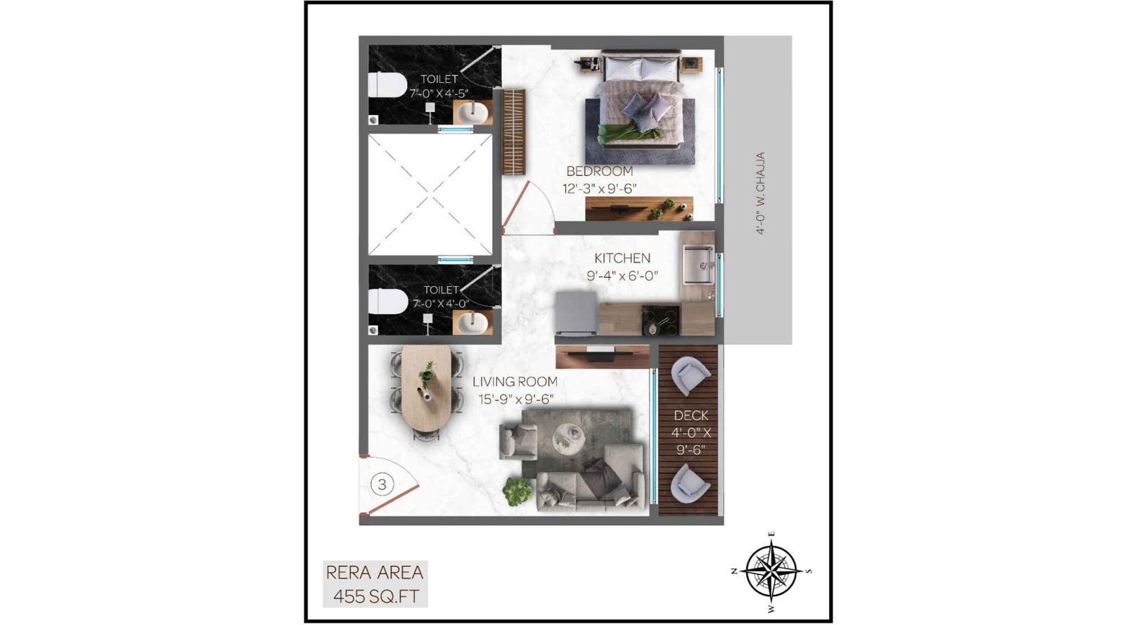 Avhad-Homestead-Floor-Plan-1-BHK-455-sqft